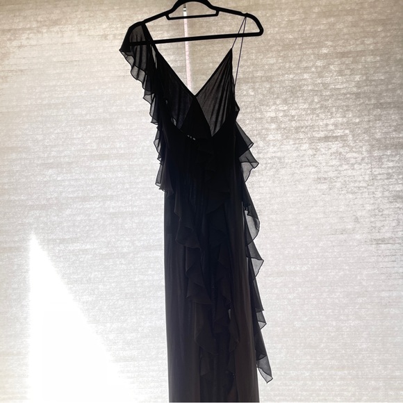 Ronny Kobo Olivialle Draped Maxi Gown - Picture 8 of 16